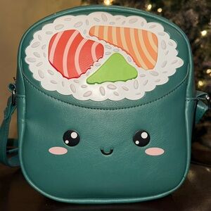 Mad Engine Kawaii Cute Tuna See You Green Mini Sushi Crossbody Bag Y2K Foodie
